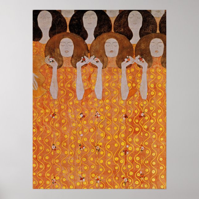 Klimt - Chor des Paradiesels Poster (Vorne)
