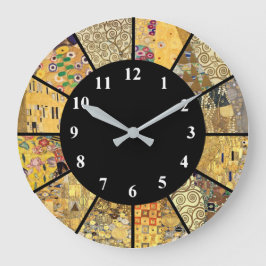 Klimt Clock Berühmtes Kunstmuseum Monte San Giorgi Große Wanduhr