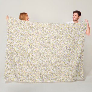 Klimt Curves Fleecedecke