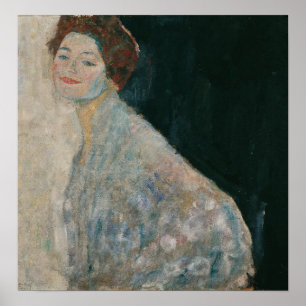 Klimt - Dame in Weiß Poster