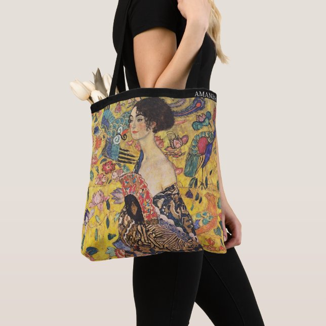 Klimt – Dame mit Fächer – Personalisiert (Von Nahem)