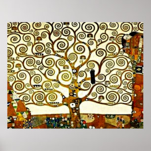 Klimt - Der Baum des Lebens, ein Staufries Poster