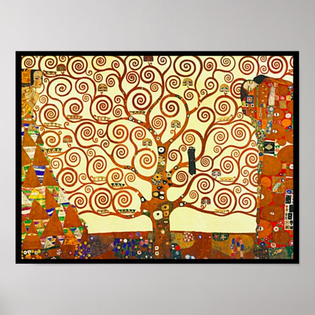 Klimt der Baum des Lebens, Poster (Vorne)