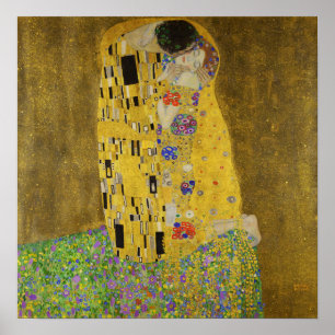 Klimt - Der Kuss Poster