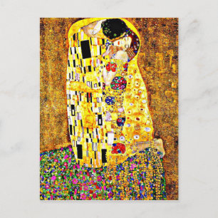 Klimt - Der Kuss Postkarte