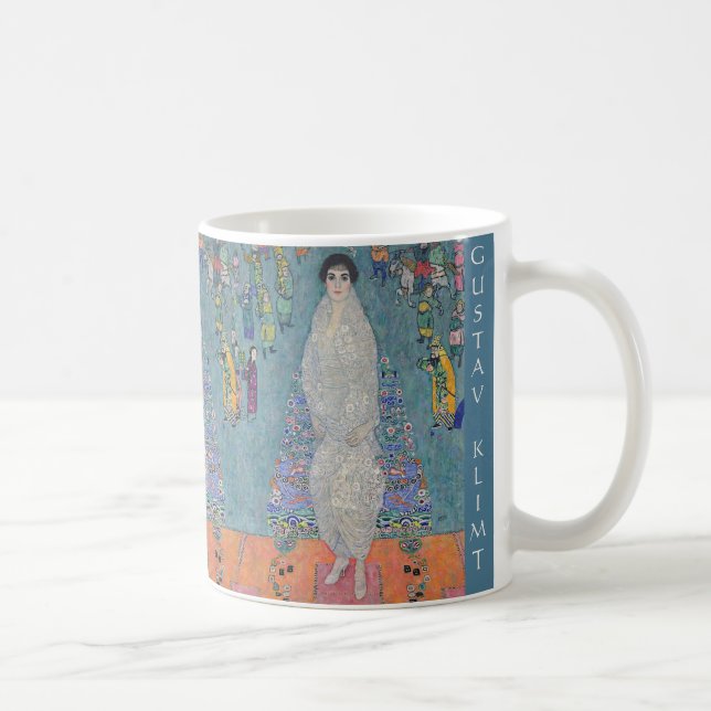 Klimt – Elisabeth Lederer Porträt – Personalisiert Kaffeetasse (Rechts)