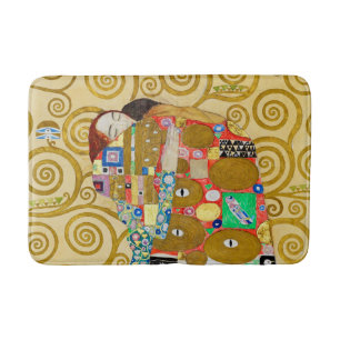 Klimt Erfüllung Mosaik: Vintage Stoclet-Fries Badematte