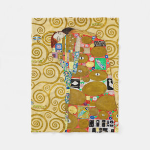 Klimt Erfüllung Mosaik: Vintage Stoclet-Fries Fleecedecke