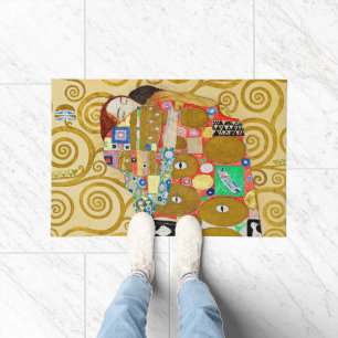 Klimt Erfüllung Mosaik: Vintage Stoclet-Fries Fußmatte