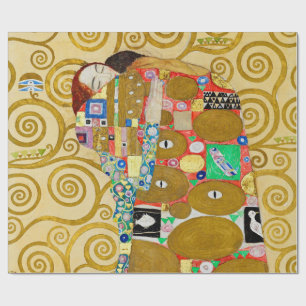 Klimt Erfüllung Mosaik: Vintage Stoclet-Fries Geschenkpapier