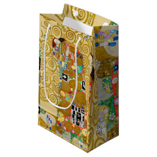Klimt Erfüllung Mosaik: Vintage Stoclet-Fries Kleine Geschenktüte