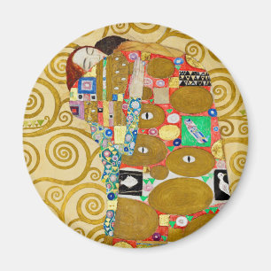 Klimt Erfüllung Mosaik: Vintage Stoclet-Fries Magnet