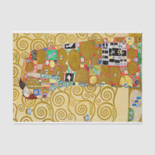Klimt Erfüllung Mosaik: Vintage Stoclet-Fries Seidenpapier