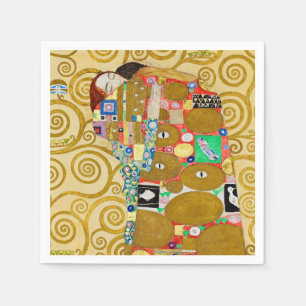 Klimt Erfüllung Mosaik: Vintage Stoclet-Fries Serviette