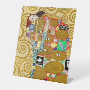 Klimt Erfüllung Mosaik: Vintage Stoclet-Fries Sockelschild