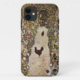 Klimt Garten mit Hähne iPhone 5 Fall Case-Mate iPhone Hülle