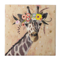Klimt Giraffe | Krone der Blume