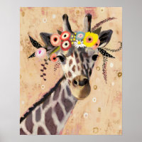 Klimt Giraffe | Krone der Blume