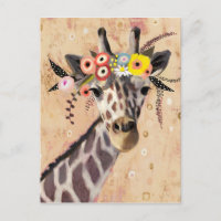 Klimt Giraffe | Krone der Blume