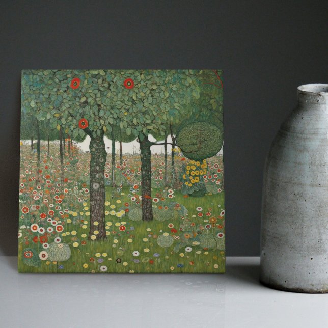 Klimt Golden Tree Abstraktes Jugendstil Fliese (Von Creator hochgeladen)