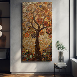 Klimt Golden Tree Abstraktes Jugendstil Leinwanddruck