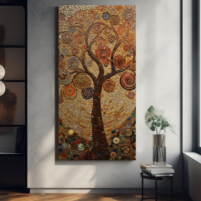 Klimt Golden Tree Abstraktes Jugendstil Leinwanddruck (Von Creator hochgeladen)