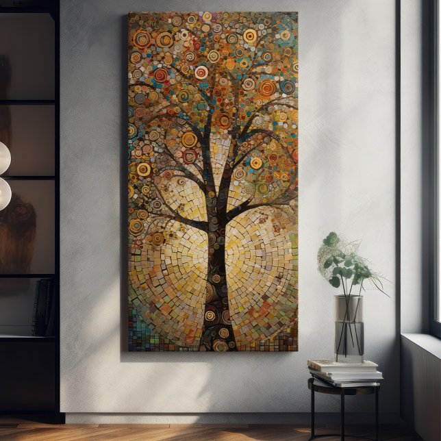 Klimt Golden Tree Abstraktes Jugendstil Leinwanddruck (Von Creator hochgeladen)