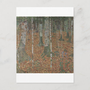 Klimt, Gustav-Birkenwald Postkarte