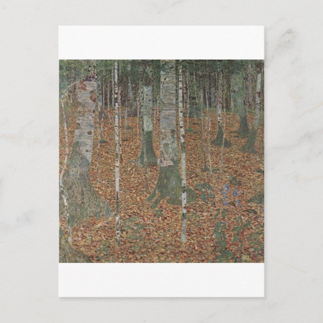 Klimt, Gustav-Birkenwald Postkarte (Vorderseite)