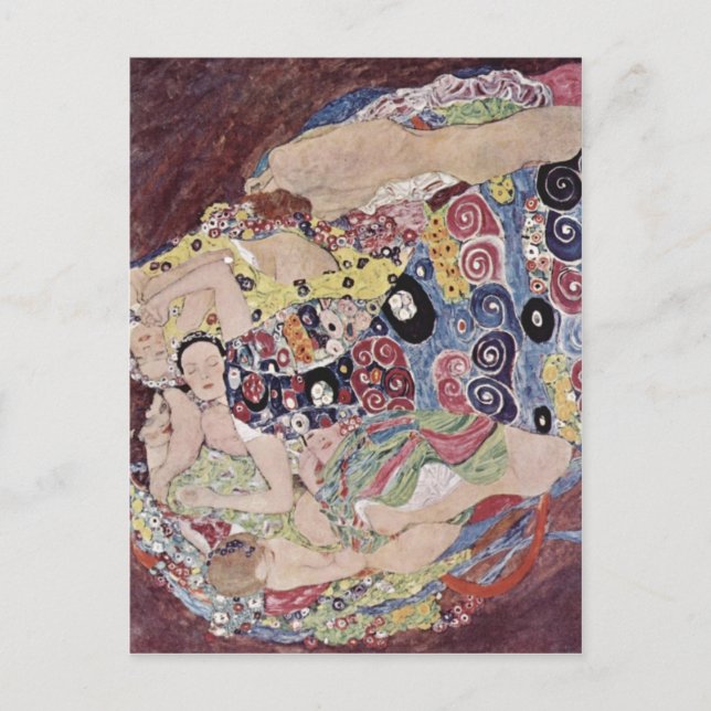 Klimt, Gustav Catal: Les grenzes Die Jungfrau The  Postkarte (Vorderseite)