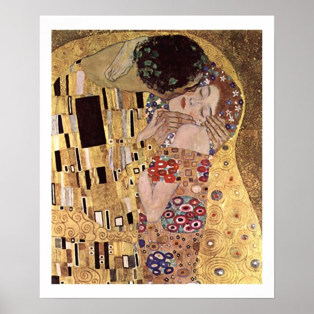 Klimt Gustav ~ das Kiss Poster (Vorne)