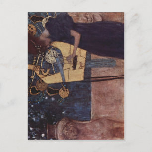 Klimt, Gustav Die Musik 1895 Technique ?l auf Lein Postkarte