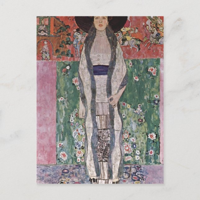 Klimt, Gustav Portr?t der Adele Bloch-Bauer 1912 T Postkarte (Vorderseite)