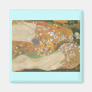 Klimt, Gustav: Wasserschlangen (Freundinnen) II Magnet