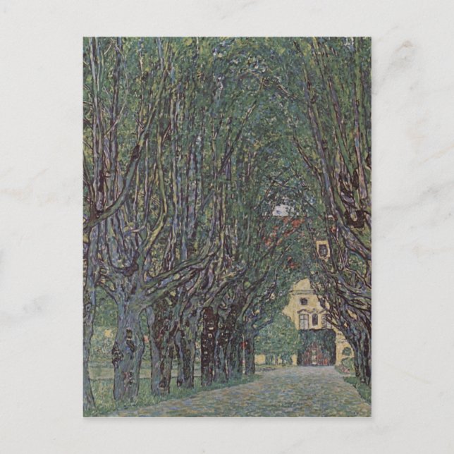 Klimt, Gustav Weg im Park von Schlo? Kammer 1912 T Postkarte (Vorderseite)