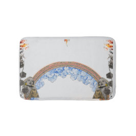 Klimt-Inspired Surreal  Badematte