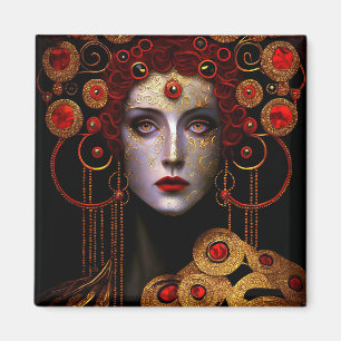 Klimt Inspiriert Königin Goddess Magnet
