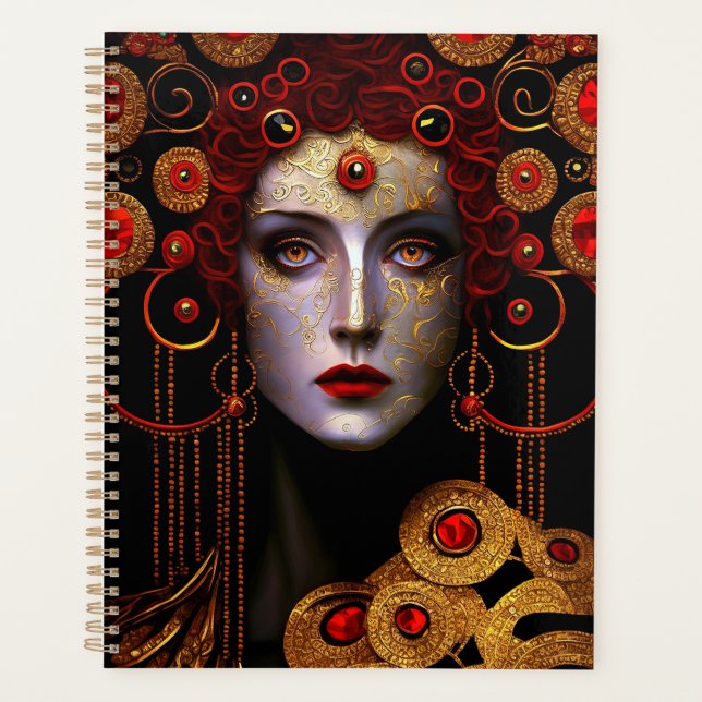 Klimt Inspiriert Königin Goddess Planer (Vorderseite)