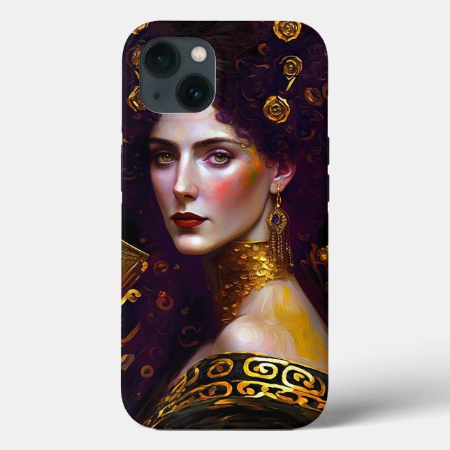 Klimt Inspiriert Queen Goddess Case-Mate iPhone Ca Hülle (Rückseite)