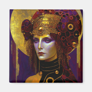 Klimt Inspiriert Queen Goddess Magnet