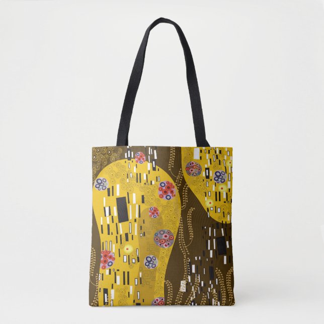 Klimt Inspiriertes Goldenes Muster Jugendstil (Vorderseite)