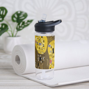 Klimt Inspiriertes Goldenes Muster Jugendstil Trinkflasche