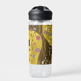 Klimt Inspiriertes Goldenes Muster Jugendstil Trinkflasche