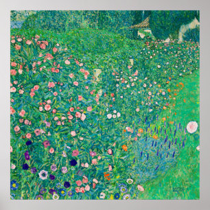 Klimt Italienische Landschaft Restauriertes Bild f Poster