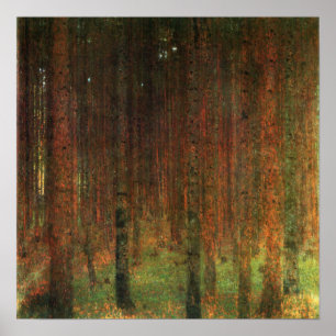 Klimt - Kiefernwald 1901 Poster
