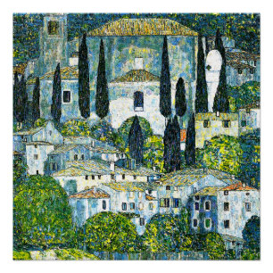 Klimt - Kirche in Cassone Poster