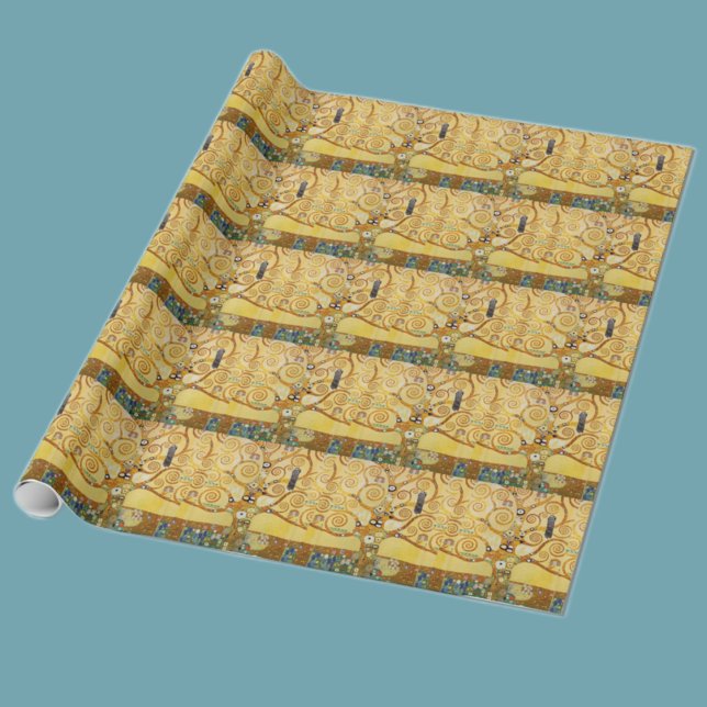 Klimt, Lebensbaum Geschenkpapier (Von Creator hochgeladen)