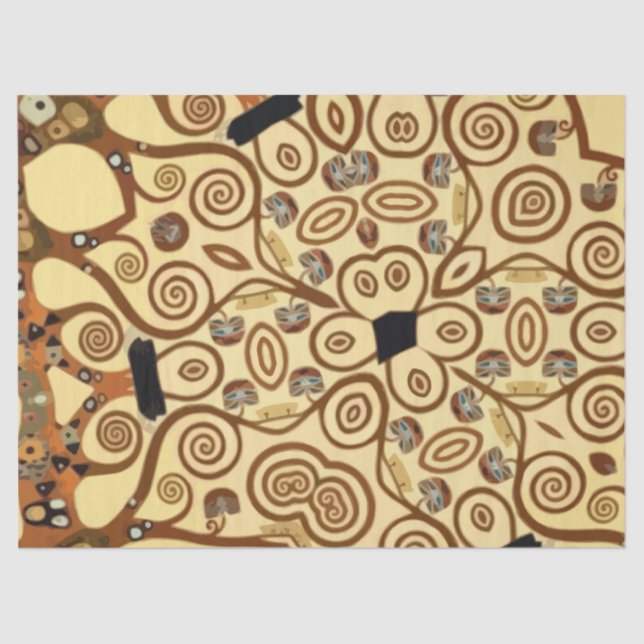 Klimt-Motiv-Tissue-Papier Seidenpapier (Vorderseite)