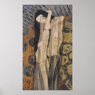 Klimt - Nagender Kummer Poster