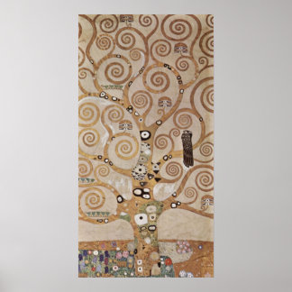 Klimt - Pflanze Vorlagen Stocletfries Poster